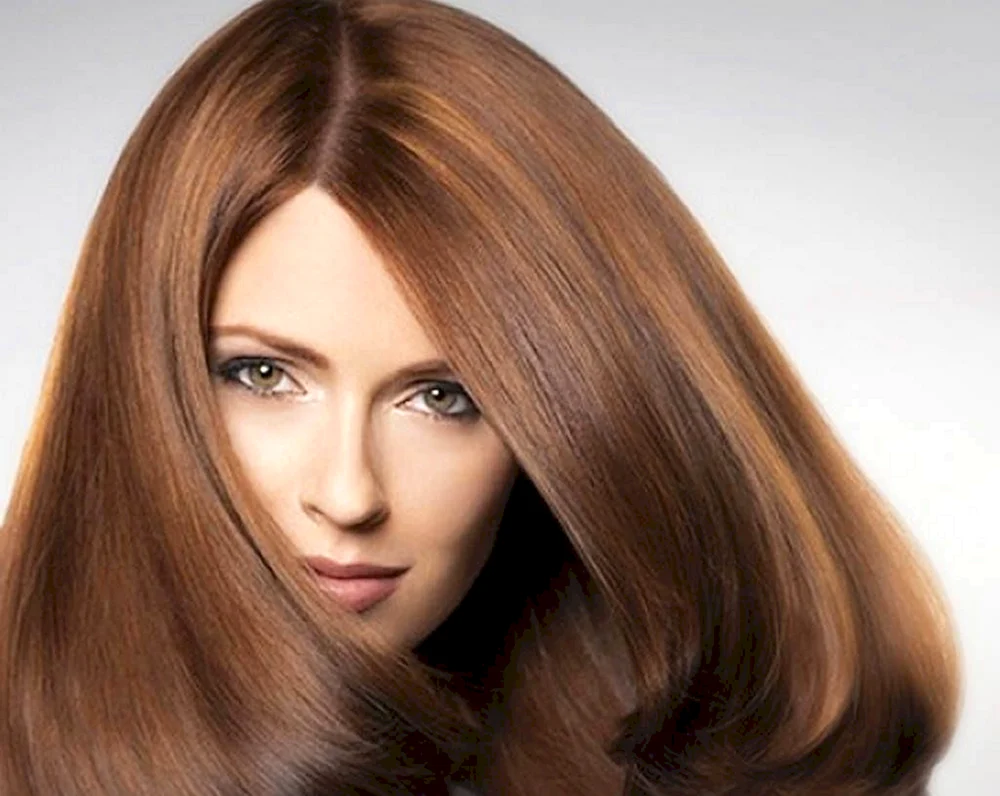 Schöne Haarfarbe