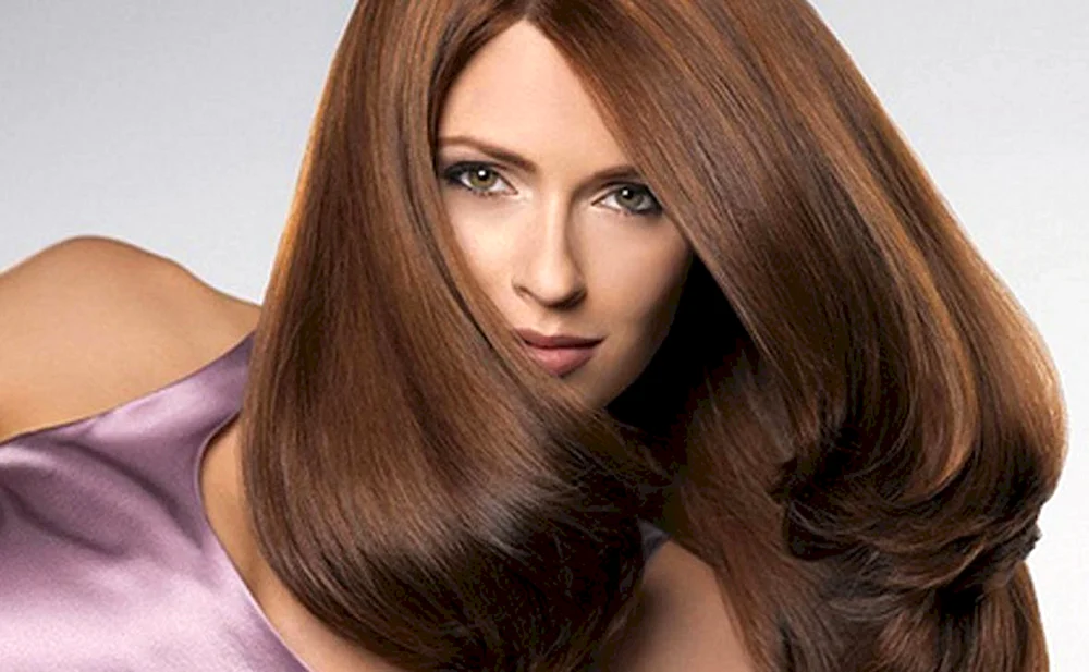 Schöne Haarfarbe