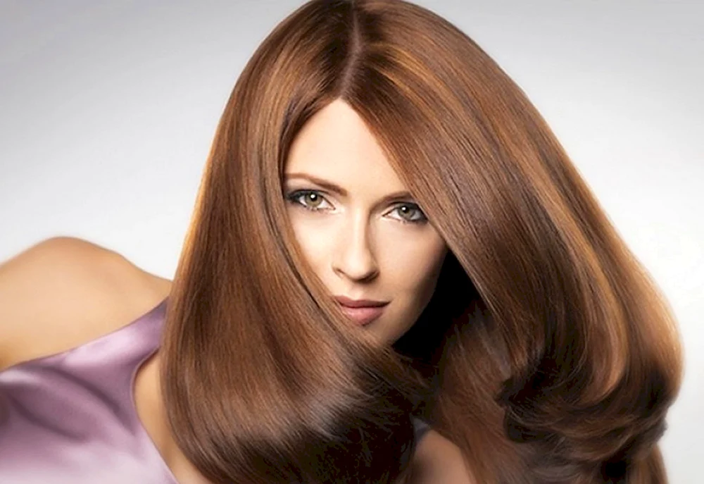 Schöne Haarfarbe