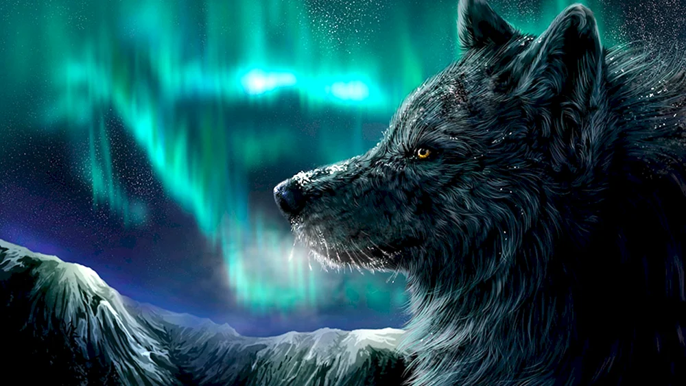 Wolfshintergrund