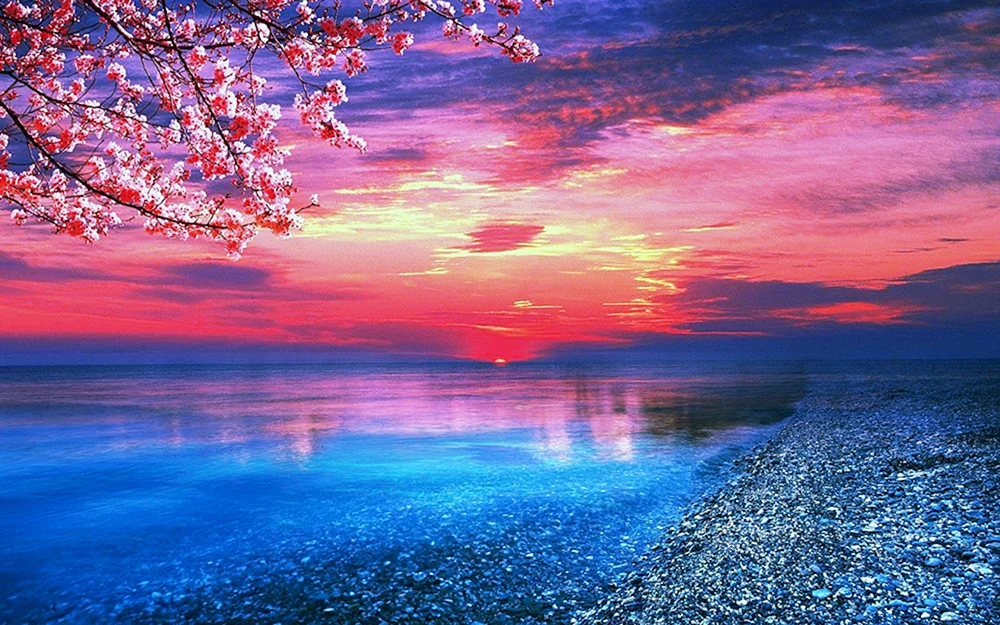 Schöner Sonnenuntergang