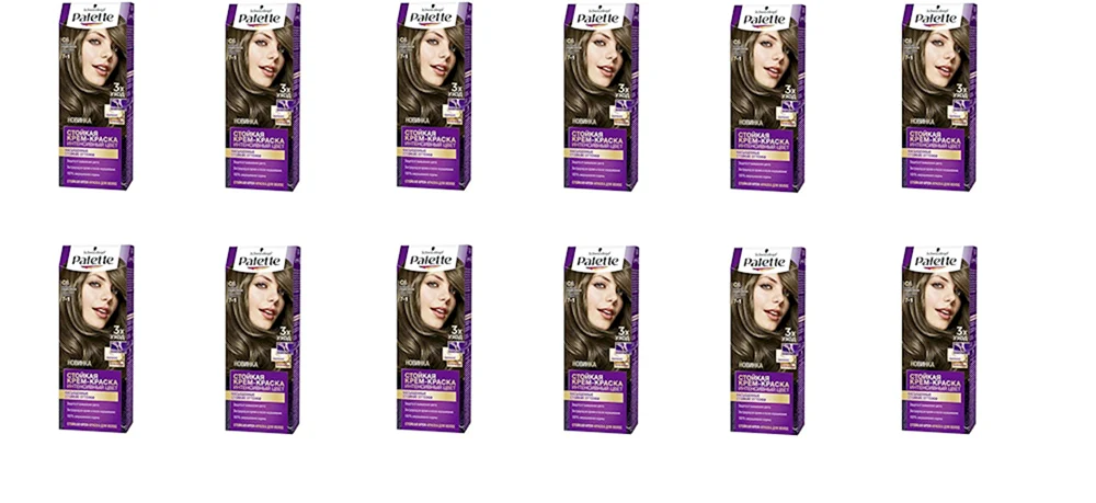 Lady Henna Haarfarbstoff-Palette