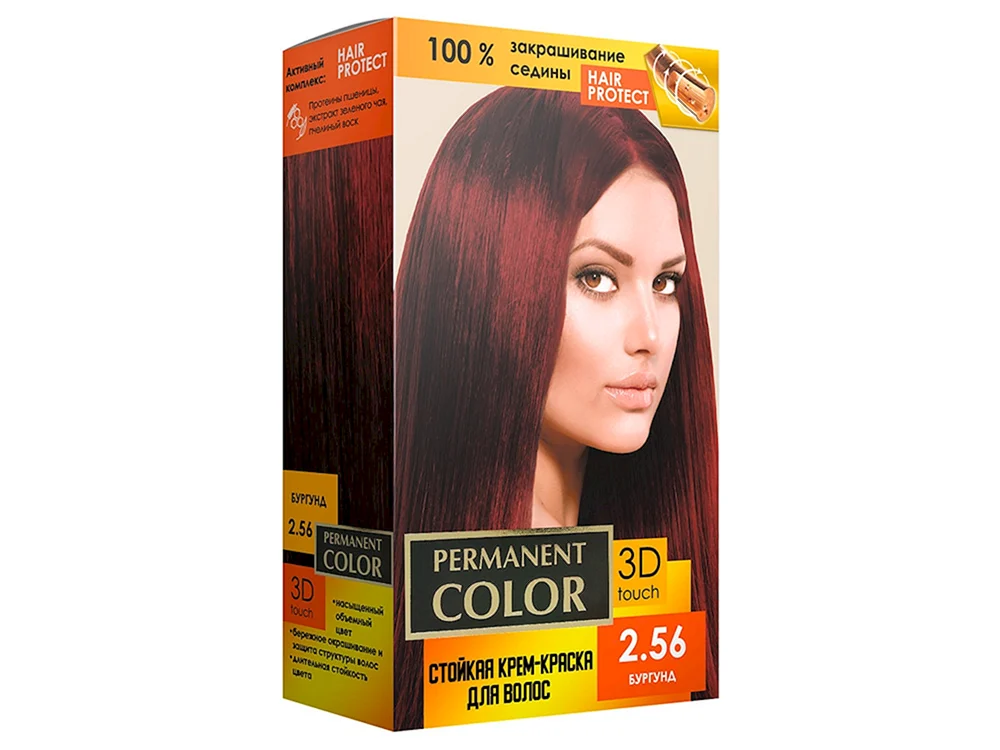 Burgund Haarfärbemittel