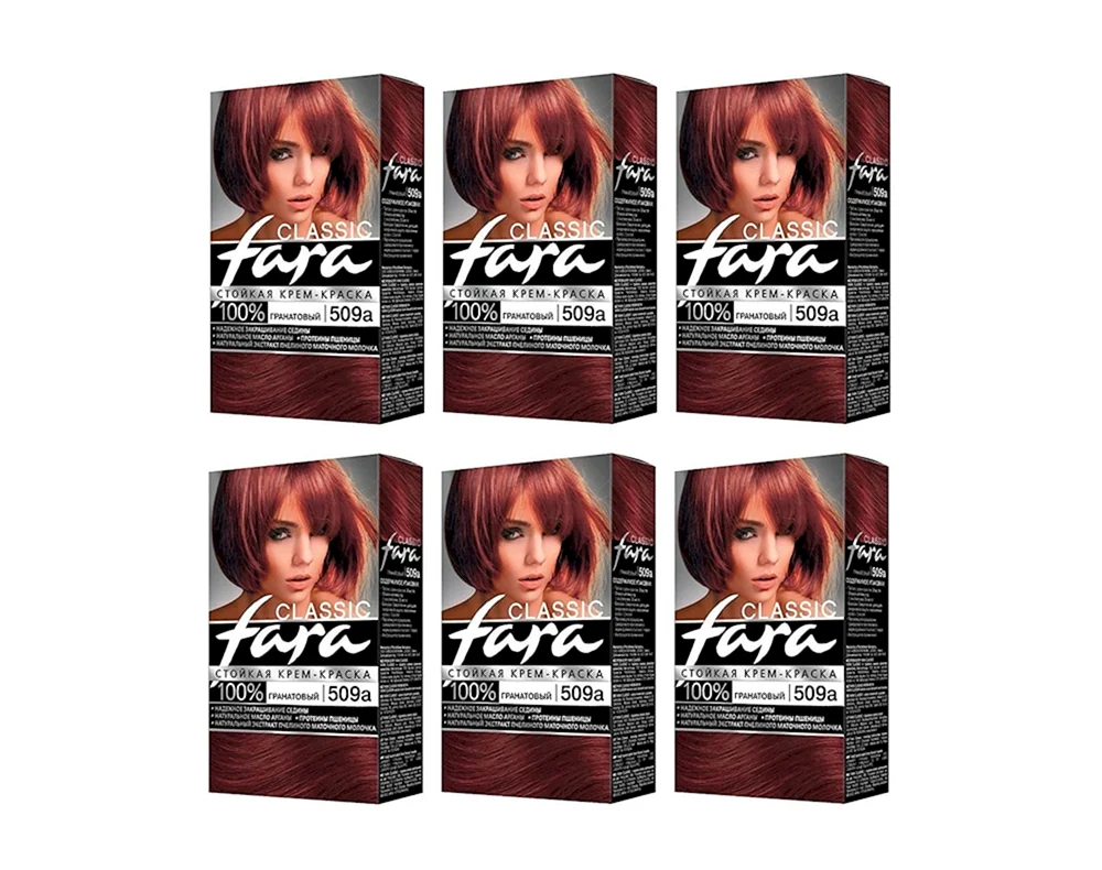 Palette ri5 Feuriges Rot Haarfärbemittel