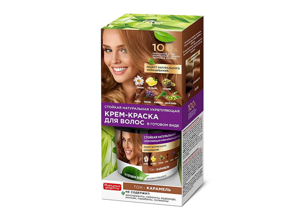 Karamell Haarfärbemittel