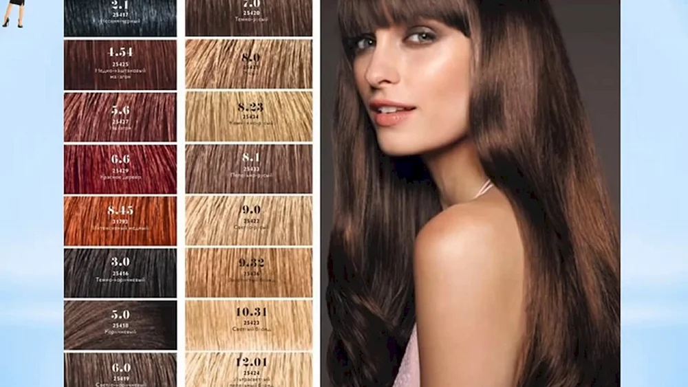 Oriflame Haarfarbstoffpalette