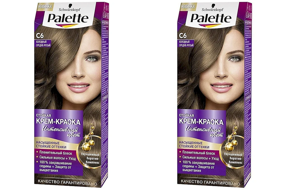 Palette Haarfärbemittel kühl mittelblond