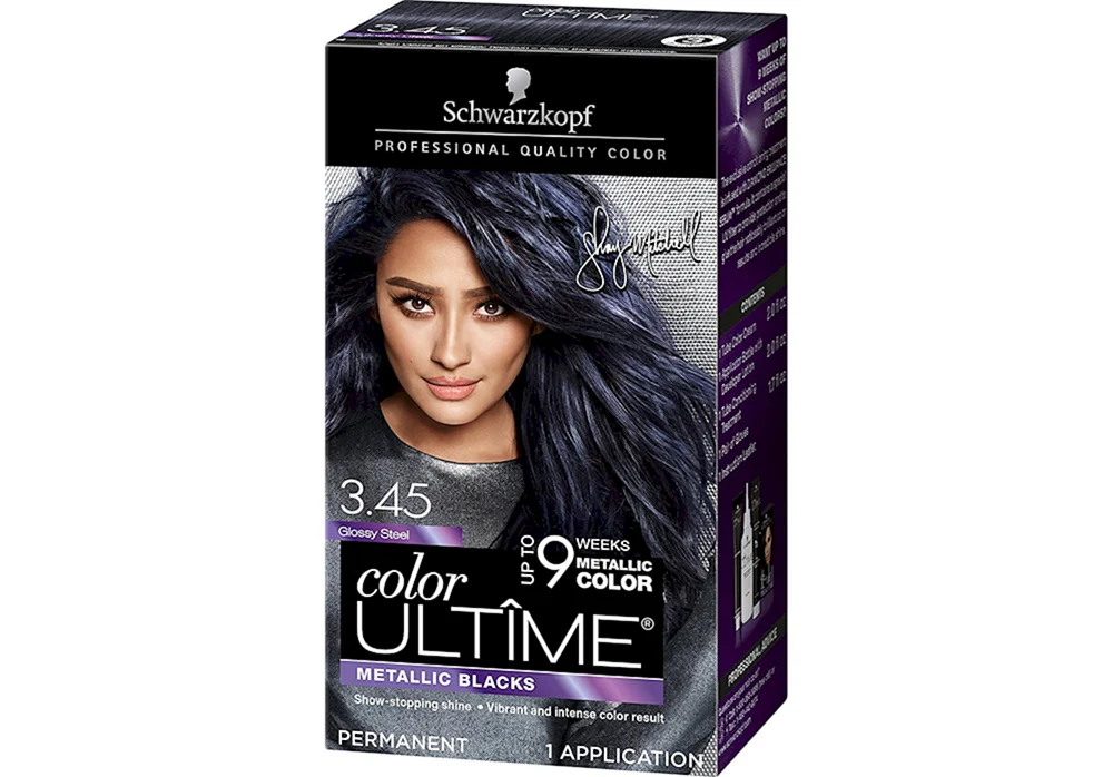 Schwarzkopf Haarfarbe schwarz metallic