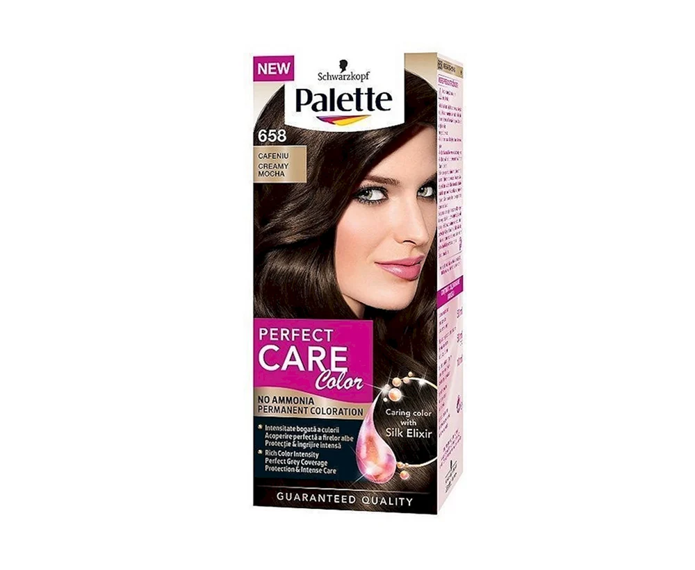 Palette Kaffeehaarfarbpalette n2