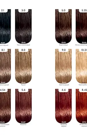 Oriflame Haarfarbstoffpalette