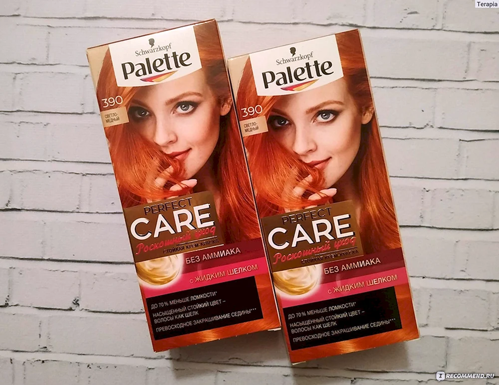 Haarfärbepunktpalette