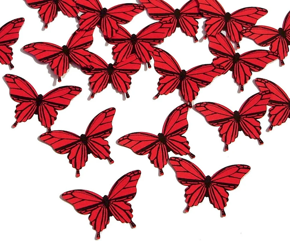 Roter Schmetterling