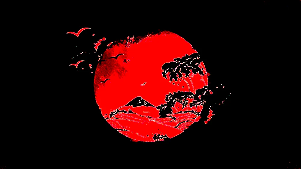 Rot schwarze Tapete