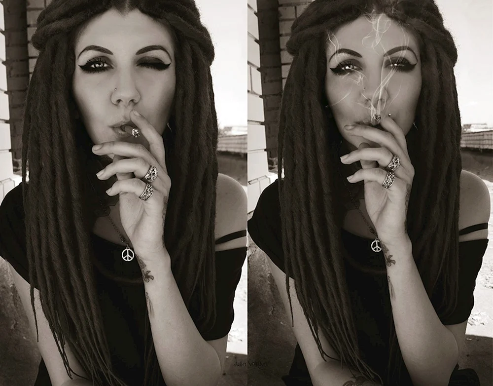 De Dreadlocks rote Dreadlocks