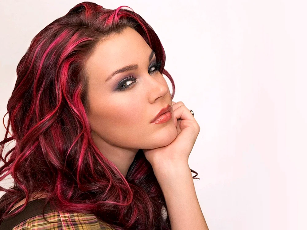 Balayage roter Bob
