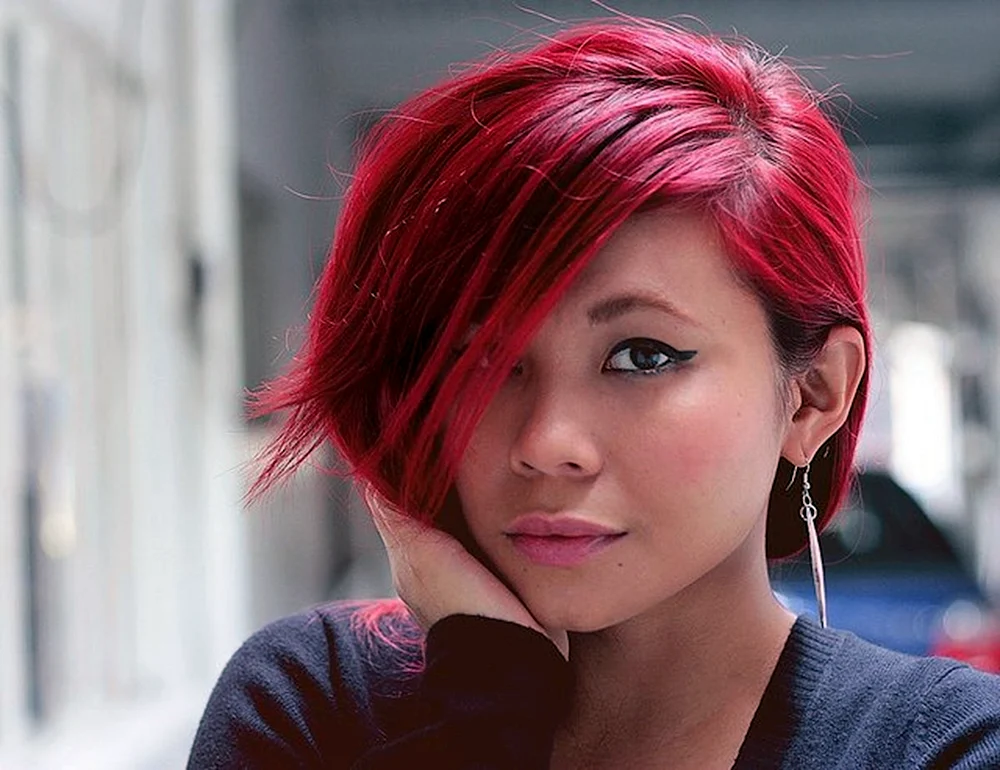 Rotes Haar kurz