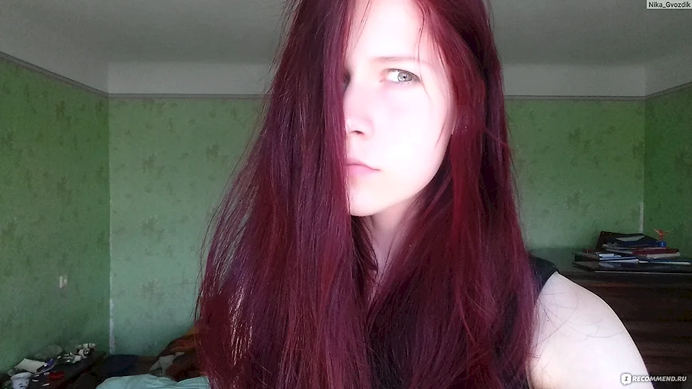 Red amber Tonic auf Haar 5. 35