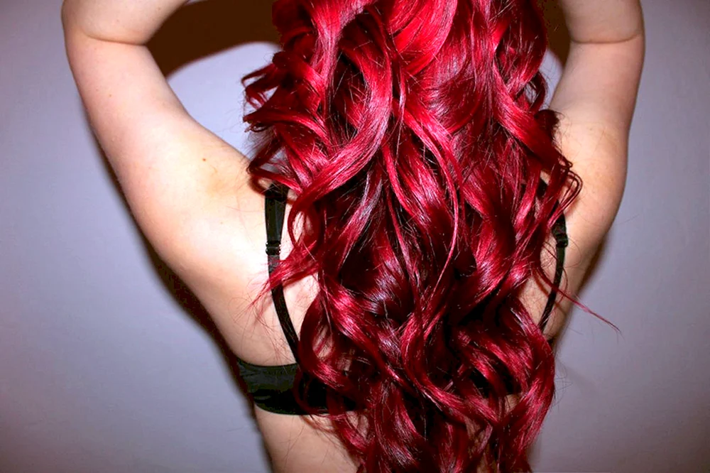 Rote Haarfarbe