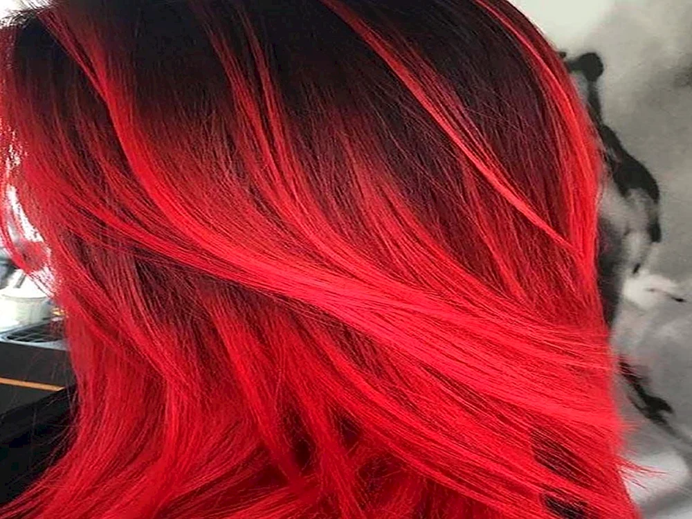 Rote Haarfarbe