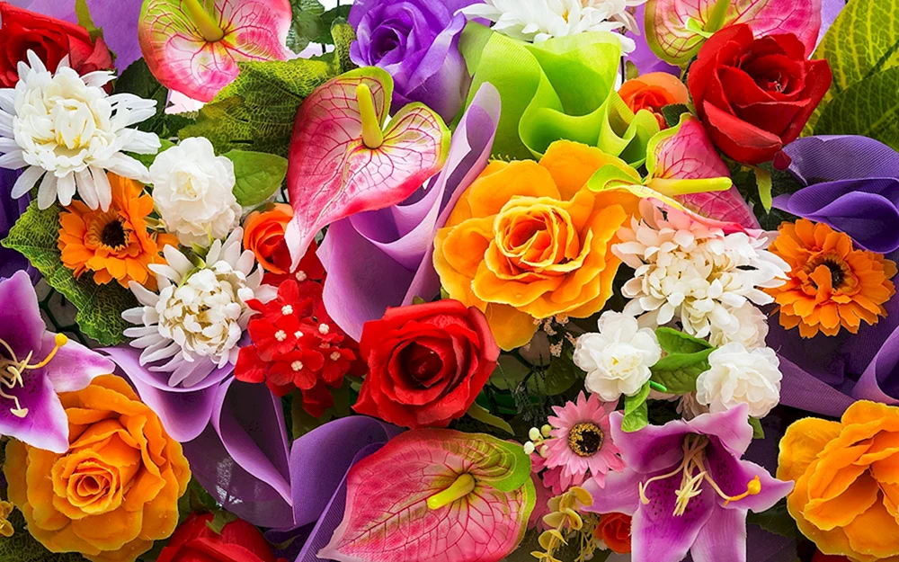 bunte Blumen