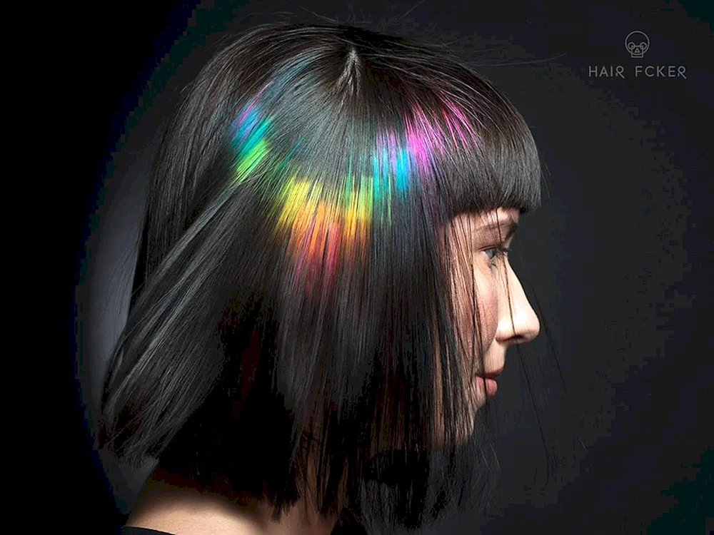Kreative Haarfärbung