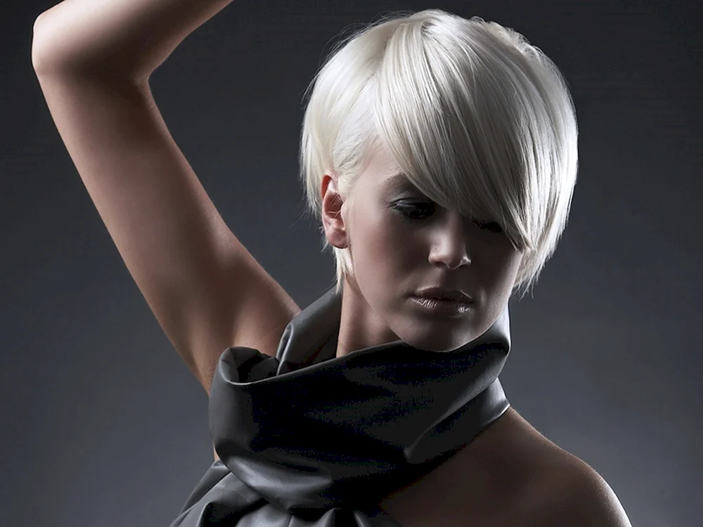 Models mit weißem Haar
