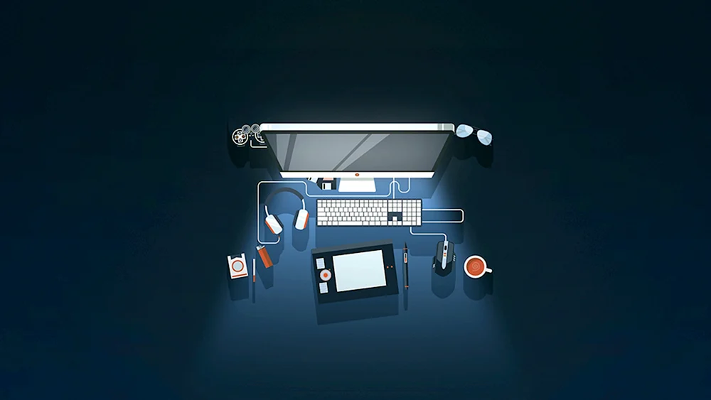 Kreativer Desktop