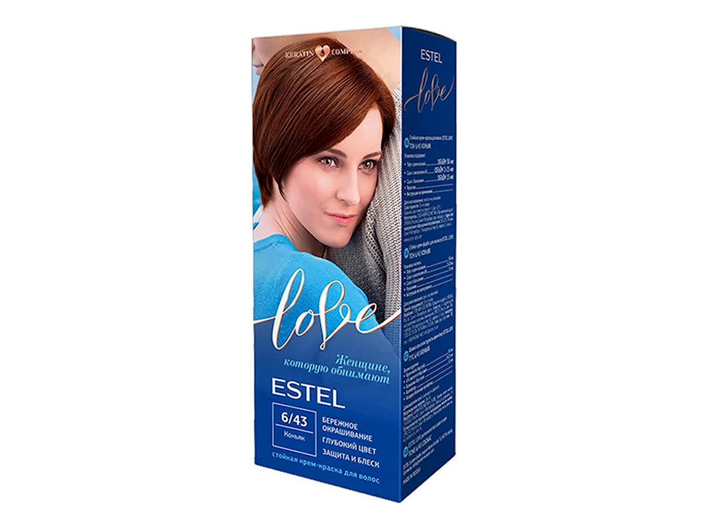 Creme Haarfärbemittel Estel Love 643 cognac
