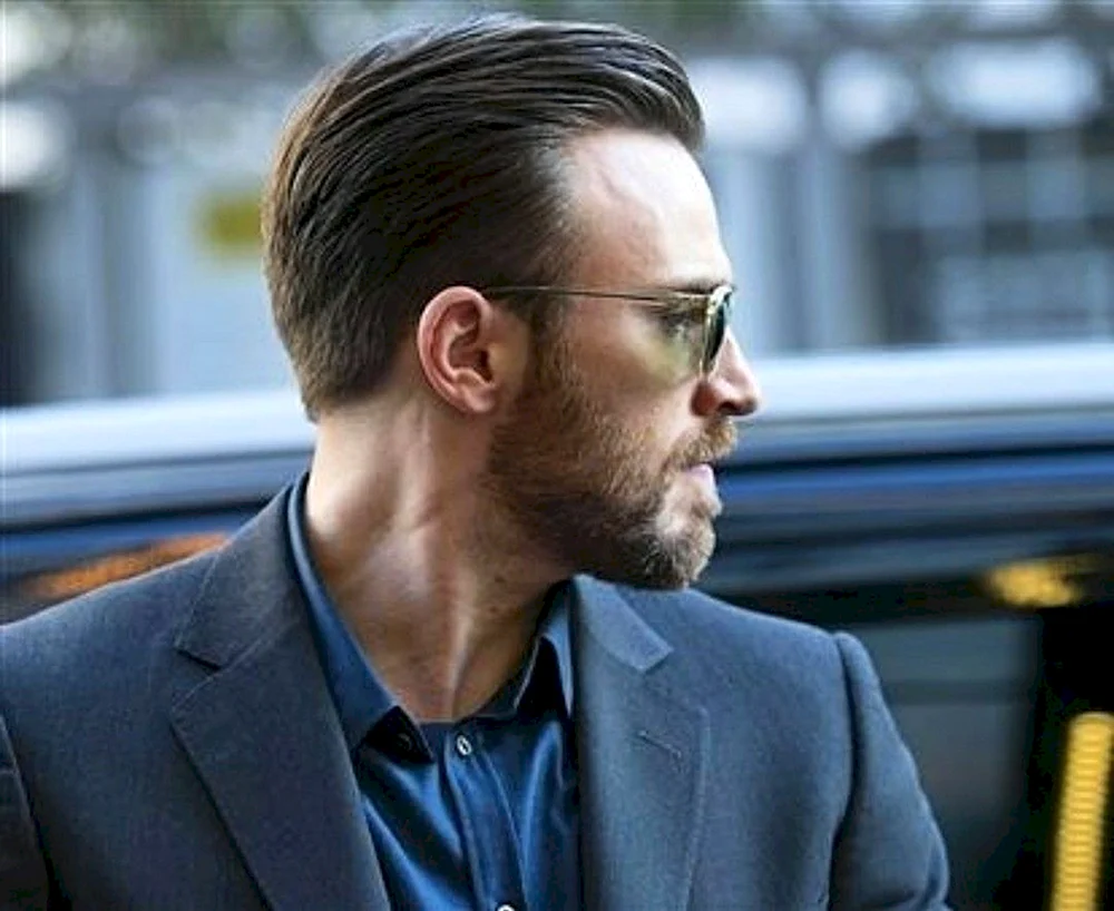 Chris Evans Grey Man
