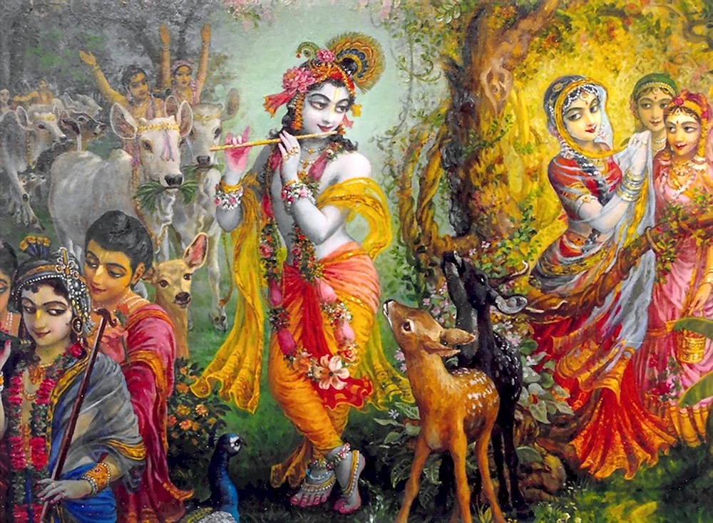 Krishna Radha gopi
