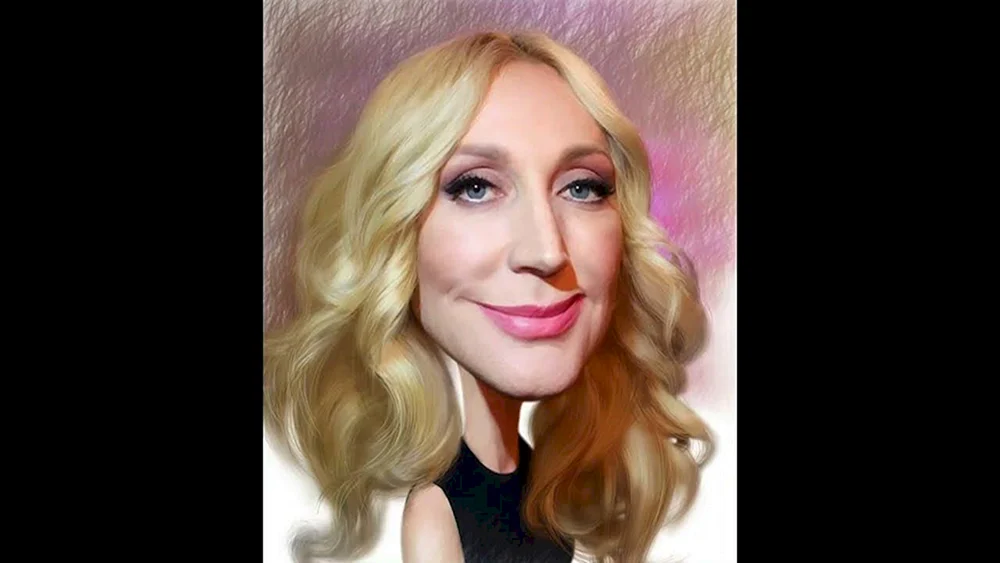 Kristina Orbakaite Karikatur