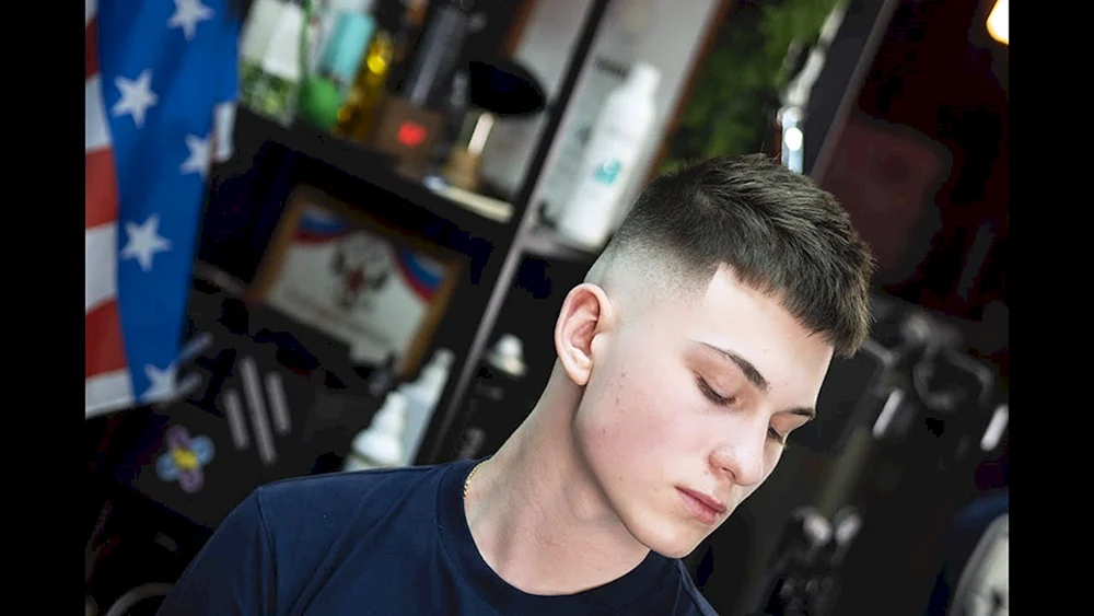 Caesar Fade Cropp Halbbox