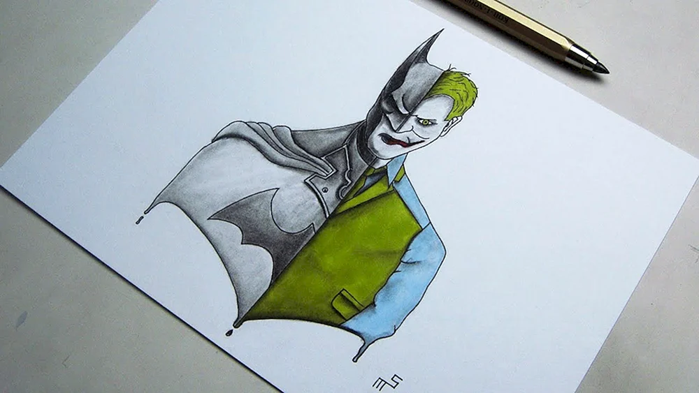 Joker Zeichnung