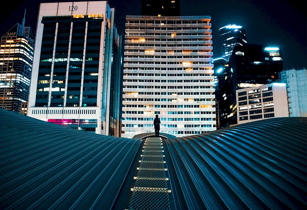 New Yorker Rand Wolkenkratzerdach New York Rand