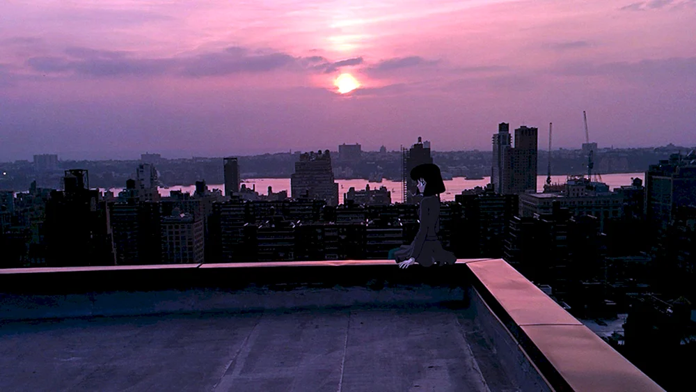New York Skyline Dach