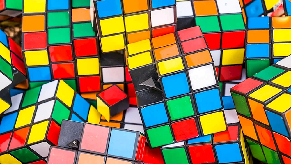 Rubik's cube background