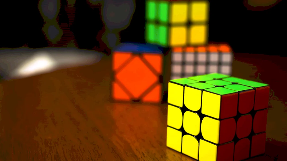 Rubik's cube background