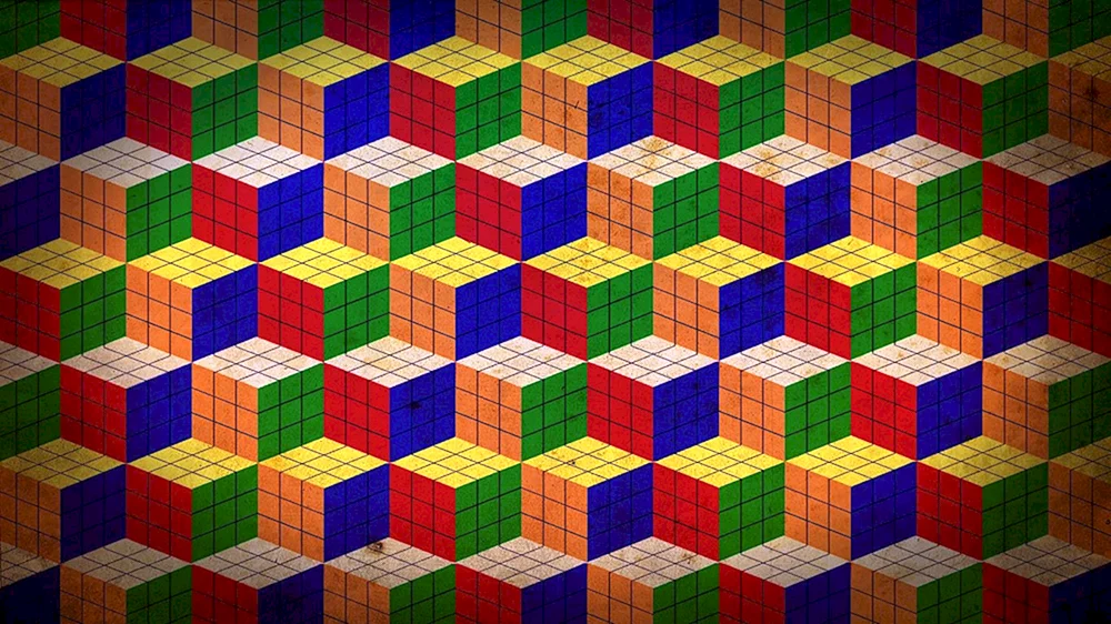 Rubik's cube background