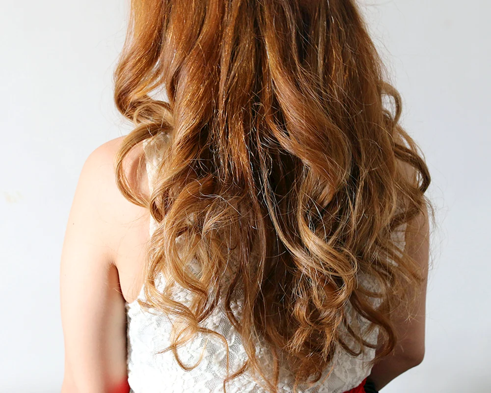 Lockenfrisuren für langes Haar