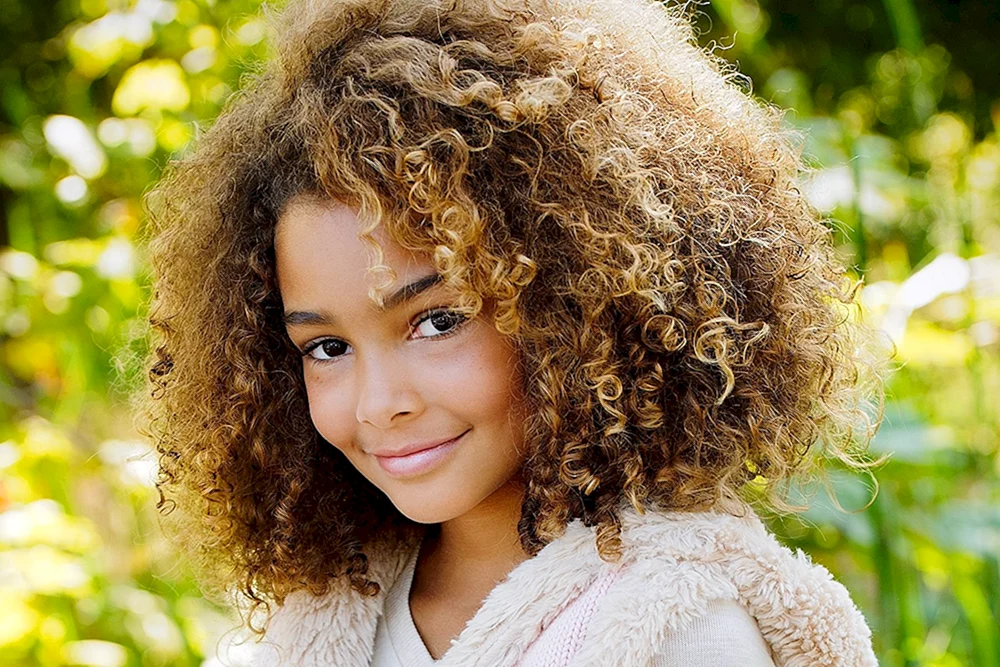Lockiges Haar