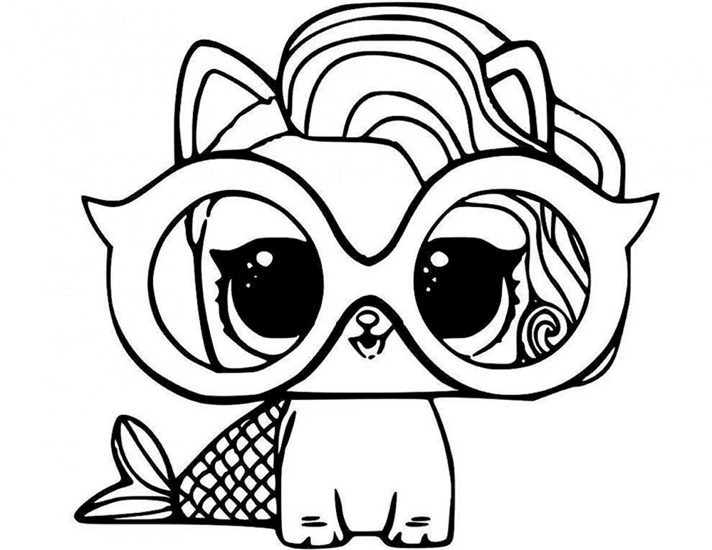 LOL Puppen und Haustiere Ausmalbilder