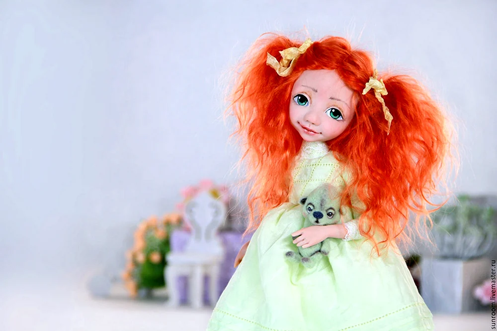 Blaze Puppe mit roten Haaren