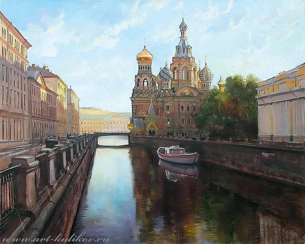Kulikov Vladimir Künstler Landschaften von St. Petersburg