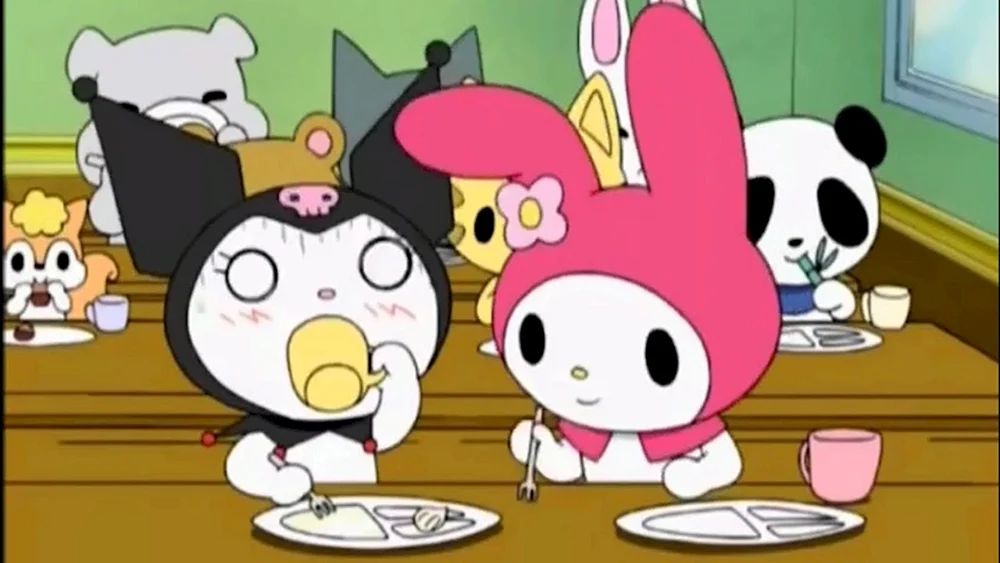 Kuromi Kitty Zeichnungen zum Zeichnen