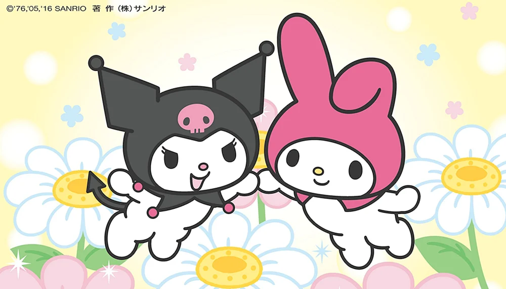 Kuromi Melody und Hello Kitty