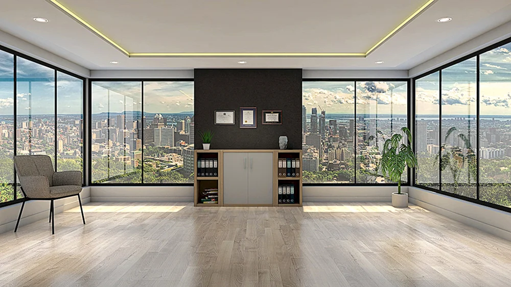 Wohnung mit Panoramafenster