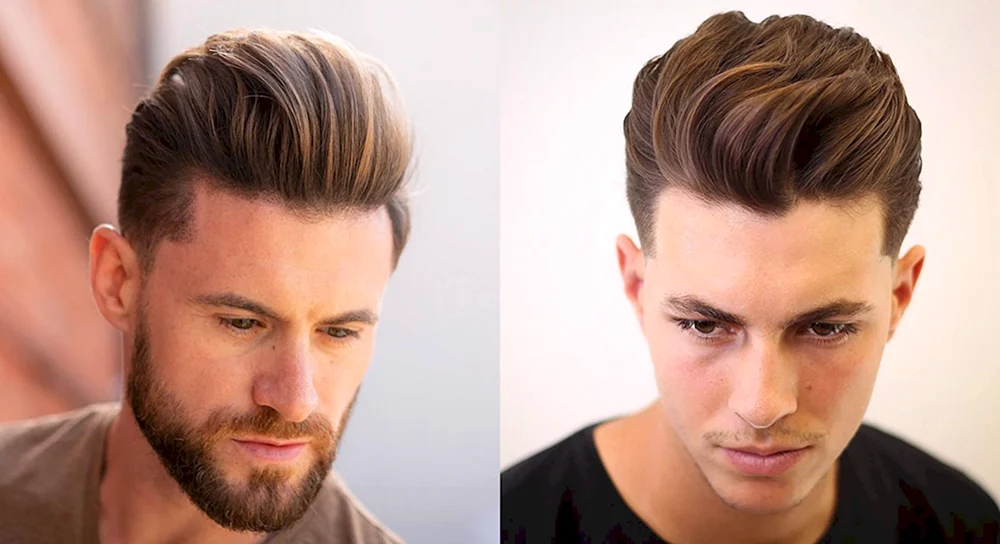 Quiff andercat haircut