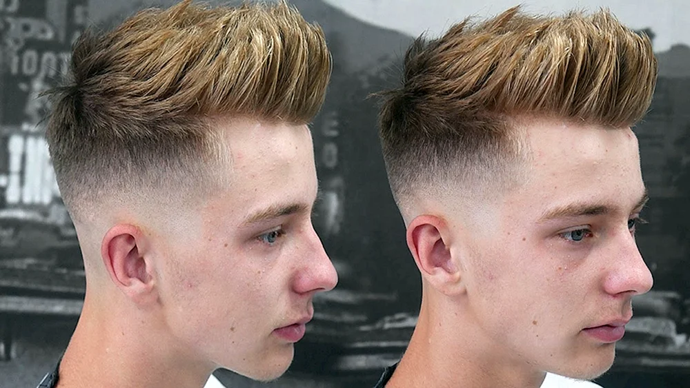 Quiff fade