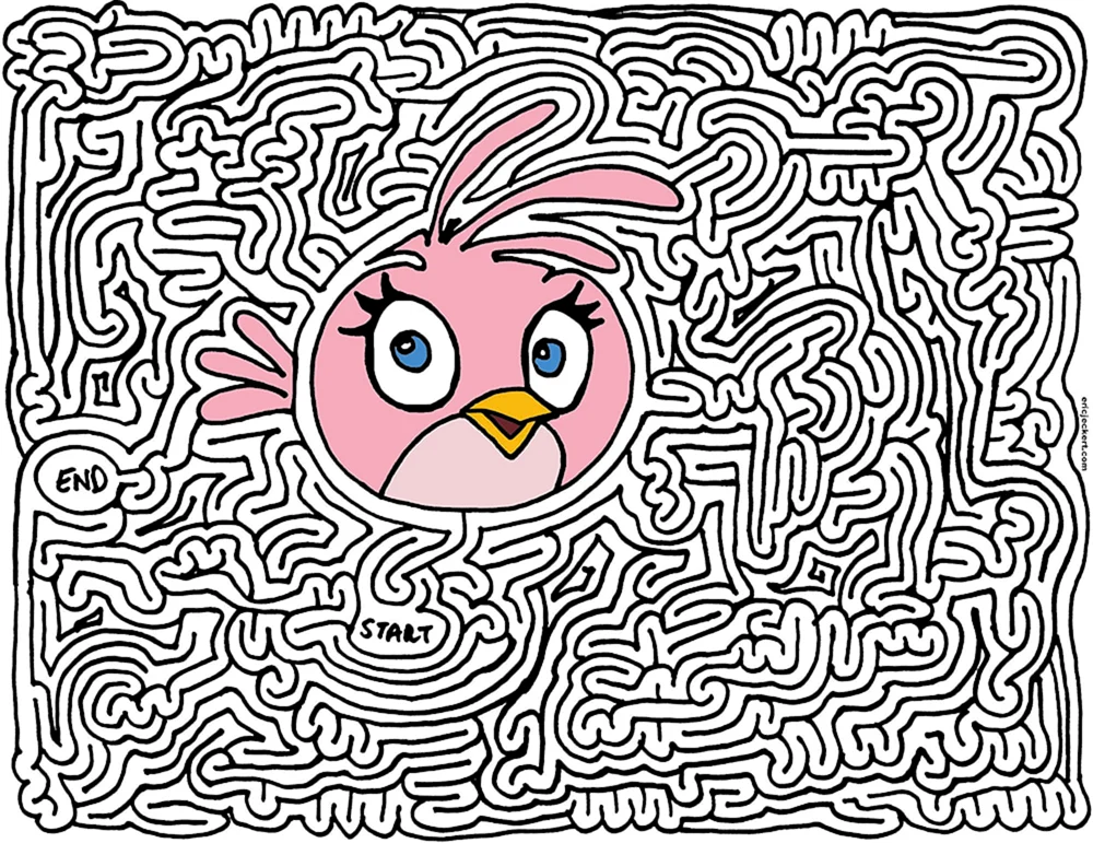 Labyrinth-Herausforderung für Kinder 7-8 Jahre