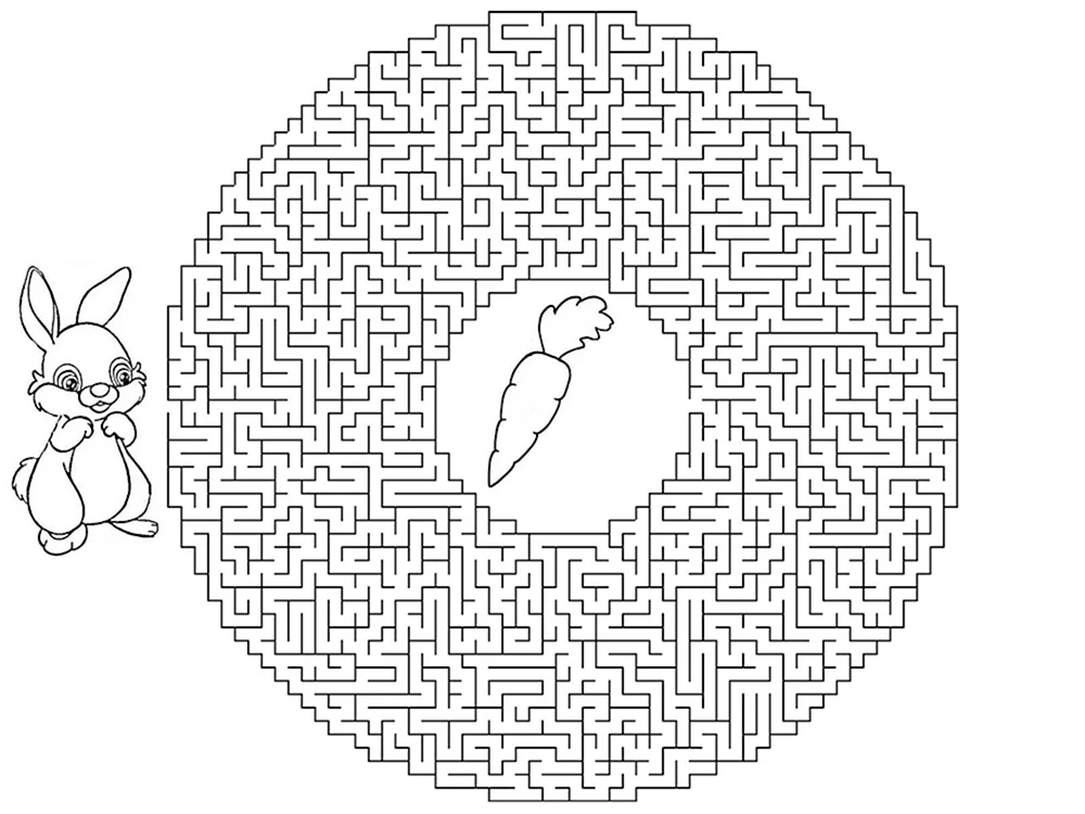 Labyrinth-Aufgaben für Kinder